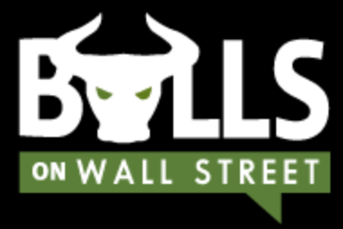 Bulls on wall street logo